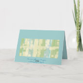 Carte de remerciement de mariage pour hôtesse de d (Dos)