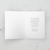 Carte de remerciement de mariage pour les parents (Intérieur)