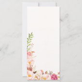 Carte de remerciement de mariage - Rose Antique (Dos)