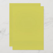 Carte de remerciement de mariage simple couleur un (Devant / Derrière)