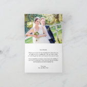 Carte de remerciement de mariage Sweet Collage - C (Intérieur)