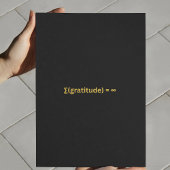 Carte de remerciement de maths