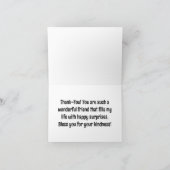 Carte de remerciement de mignonne Hamster (Intérieur)