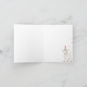 Carte de remerciement de naissance de bébé chèvre (Intérieur)