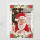 Carte de remerciement de Noël licorne magique doré (Dos)