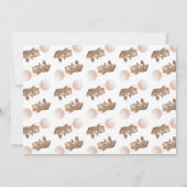 Carte de remerciement de photo d'anniversaire avec (Dos)