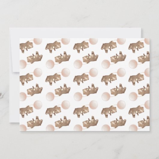 Carte de remerciement de photo d'anniversaire avec (Dos)