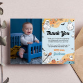 Carte de remerciement de photo d'anniversaire de f