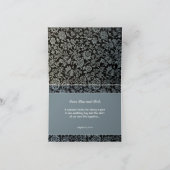 carte de remerciement de photo de mariage (Intérieur)