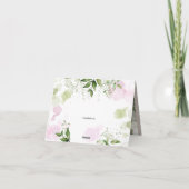 Carte de remerciement de printemps (Dos)