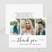 Carte de remerciement de remise de diplôme à petit (Devant / Derrière)