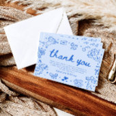 Carte de remerciement de Saint-Valentin dessinée à