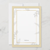 Carte de remerciement de sympathie religieuse (Dos)