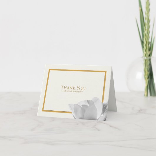 Carte de remerciement de sympathie - Tulip (Devant)