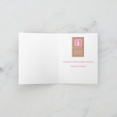 Carte de remerciement de témoin de mariage - Drôle (Intérieur)