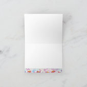 Carte de remerciement de Zinnia Watercolor (Intérieur)