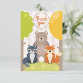 Carte de remerciement des amis de la forêt (Debout devant)