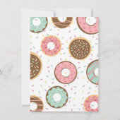 Carte de remerciement Donut avec photo (Dos)