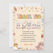 Carte de remerciement drôle de fête d'anniversaire (Devant)