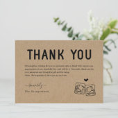 Carte de remerciement drôle de whisky gratuit (Debout devant)