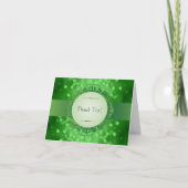 Carte de remerciement du 30e anniversaire Bokeh ém (Devant)