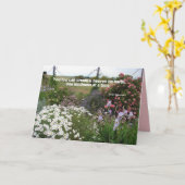 Carte de remerciement du Jardin de bonté Ciel sur (Fleur jaune)