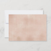 Carte de remerciement élégante beige boho herbe de (Dos)