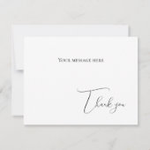 Carte de remerciement élégante et moderne pour app (Dos)