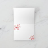 Carte de remerciement élégante pour la douche de l (Intérieur)