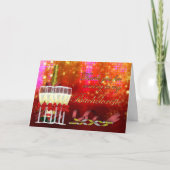 Carte de remerciement enterrement de vie de jeune (Devant)