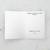 Carte de remerciement et d'appréciation de la jour (Intérieur)