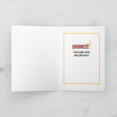 Carte de remerciement et d'appréciation pour la fê (Intérieur)