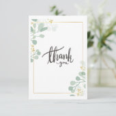 Carte de remerciement Eucalyptus (Debout devant)