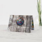 Carte de remerciement Evergreen Summer Barn 13x18c (Dos)