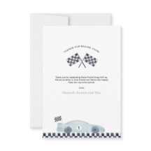 Carte de remerciement Fast One