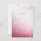 Carte de remerciement Fleur de Petite Fée (Dos)