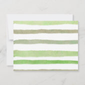 Carte de remerciement florale de verdure de dinosa (Dos)