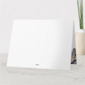 carte de remerciement florale noire exclusive en o (Dos)