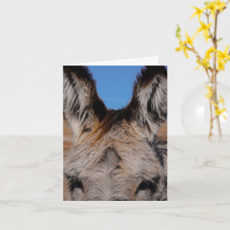 Carte de remerciement Fluffy Burro