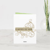 Carte de remerciement Gabby (Dos)