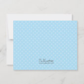 Carte de remerciement garçon pour animaux de ferme (Dos)