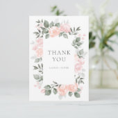 Carte de remerciement Garden Blooms (Debout devant)