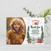 Carte de remerciement Happy Camper (Debout devant)