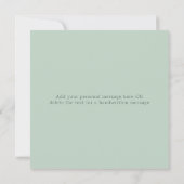 Carte de remerciement Happy Sloth (Dos)