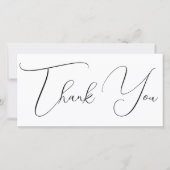 Carte de remerciement imprimable simple et chic av (Devant)