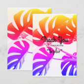 Carte de remerciement IMPRIMANTE (Devant / Derrière)