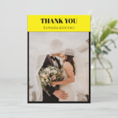 Carte de remerciement inspirée de Playbill (Debout devant)