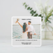 Carte de remerciement "Love" (Debout devant)