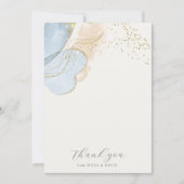 Carte de remerciement Magique Pailletée pour Baby (Devant)