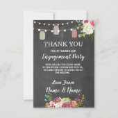 Carte de remerciement Mariage Jars Chalk (Devant)